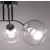 Plafon chromowany szklany 3-punktowy 8084/3 z serii ELBA - Lampy Elem